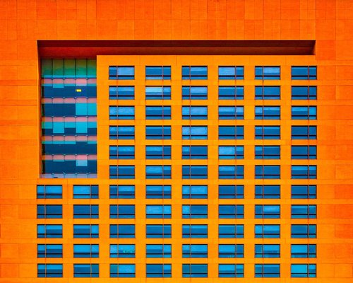 Office building facade in Medellin